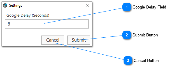 General Settings Interface