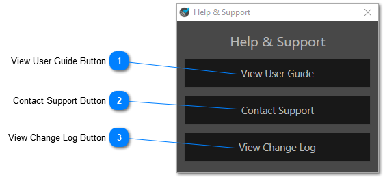 Help & Support Interface