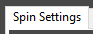 1. Spin Settings Tab